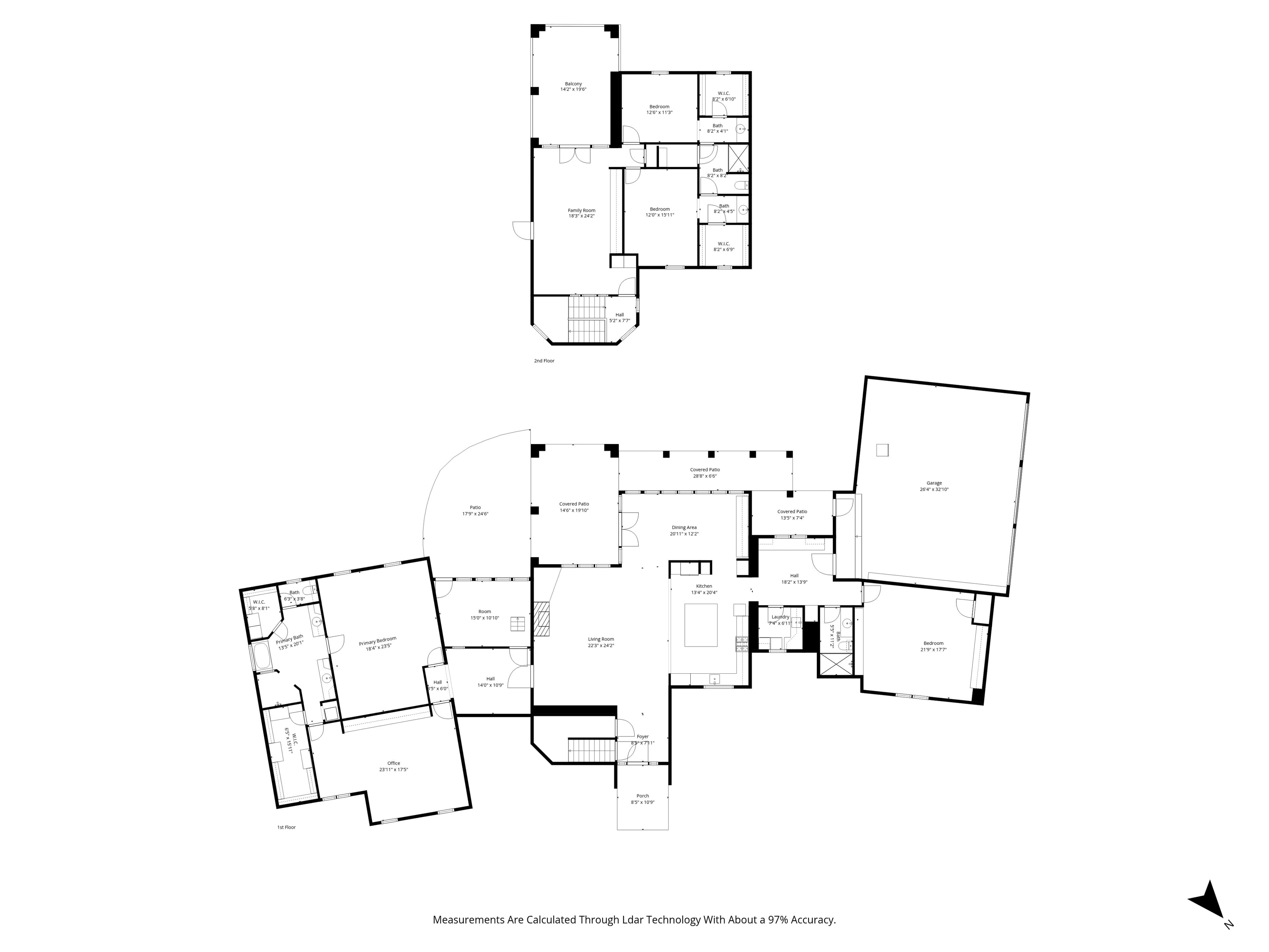 Floor plan for Main Residence — 752 CR 3103